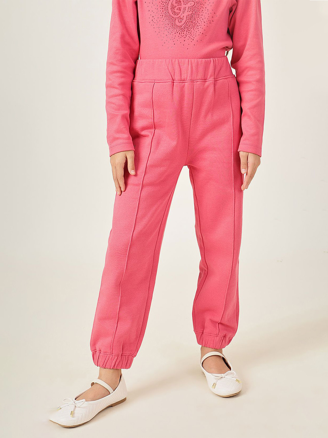 One Friday Girls Regulat Fit Cotton Jogger Track Pant