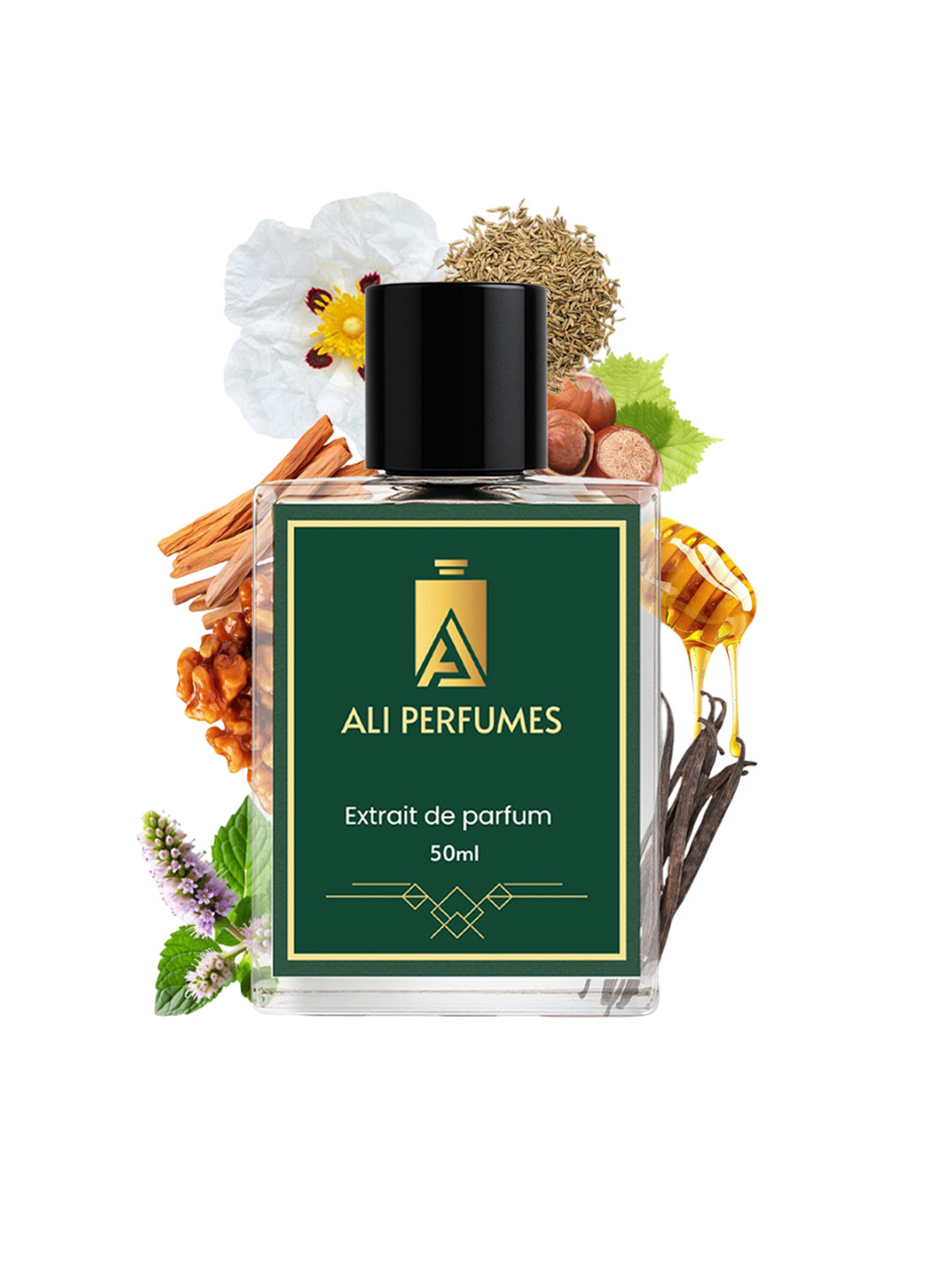 Ali Perfumes Honey Oud Long Lasting Extrait De Parfum - 50 ml