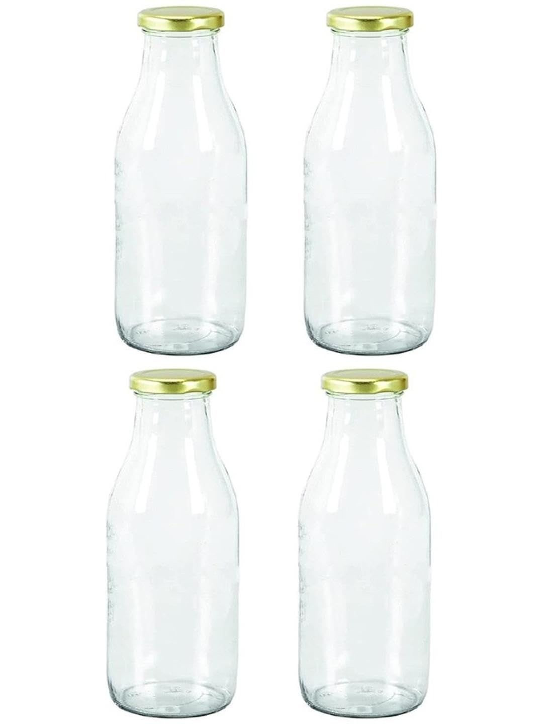 1ST TIME 4 Transparent Glass Solid Water Bottle