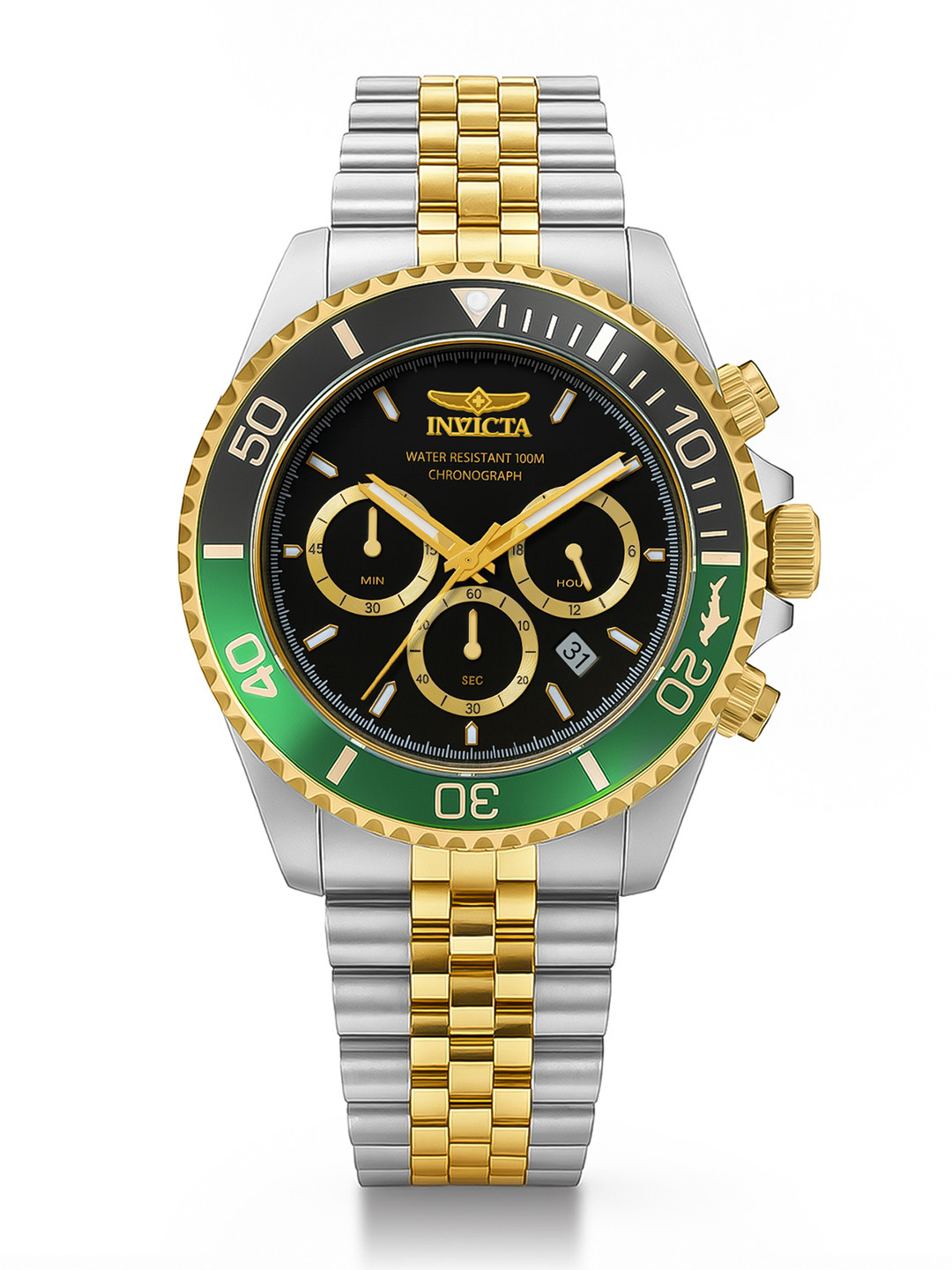 Invicta Pro Diver Men Dial & Stainless Steel Bracelet Style Straps Analogue Watch 48116