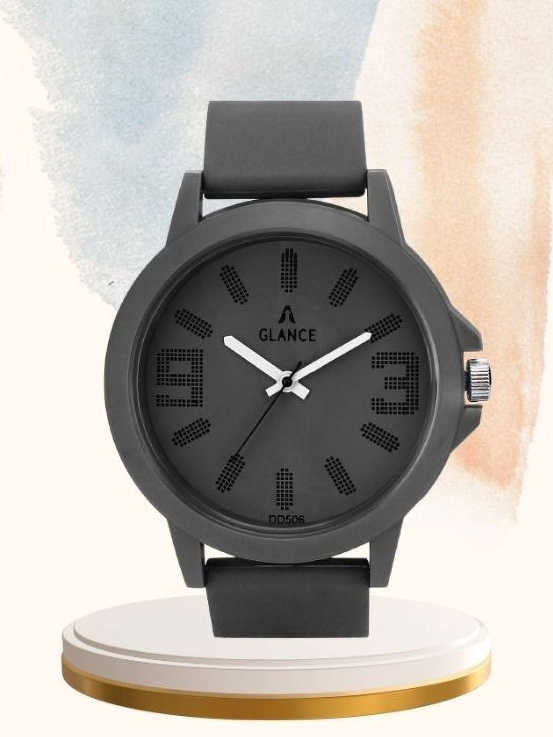 Aglance Unisex Round Dial & Straps Analogue Watch NEW250-Tees Analog