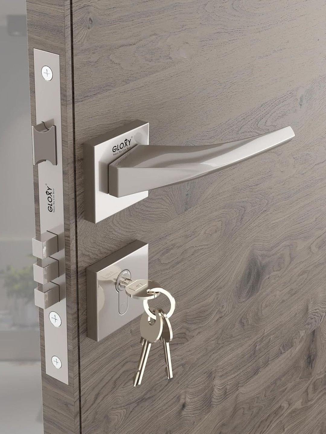 GLOXY Brass Main Door Mortise Lock