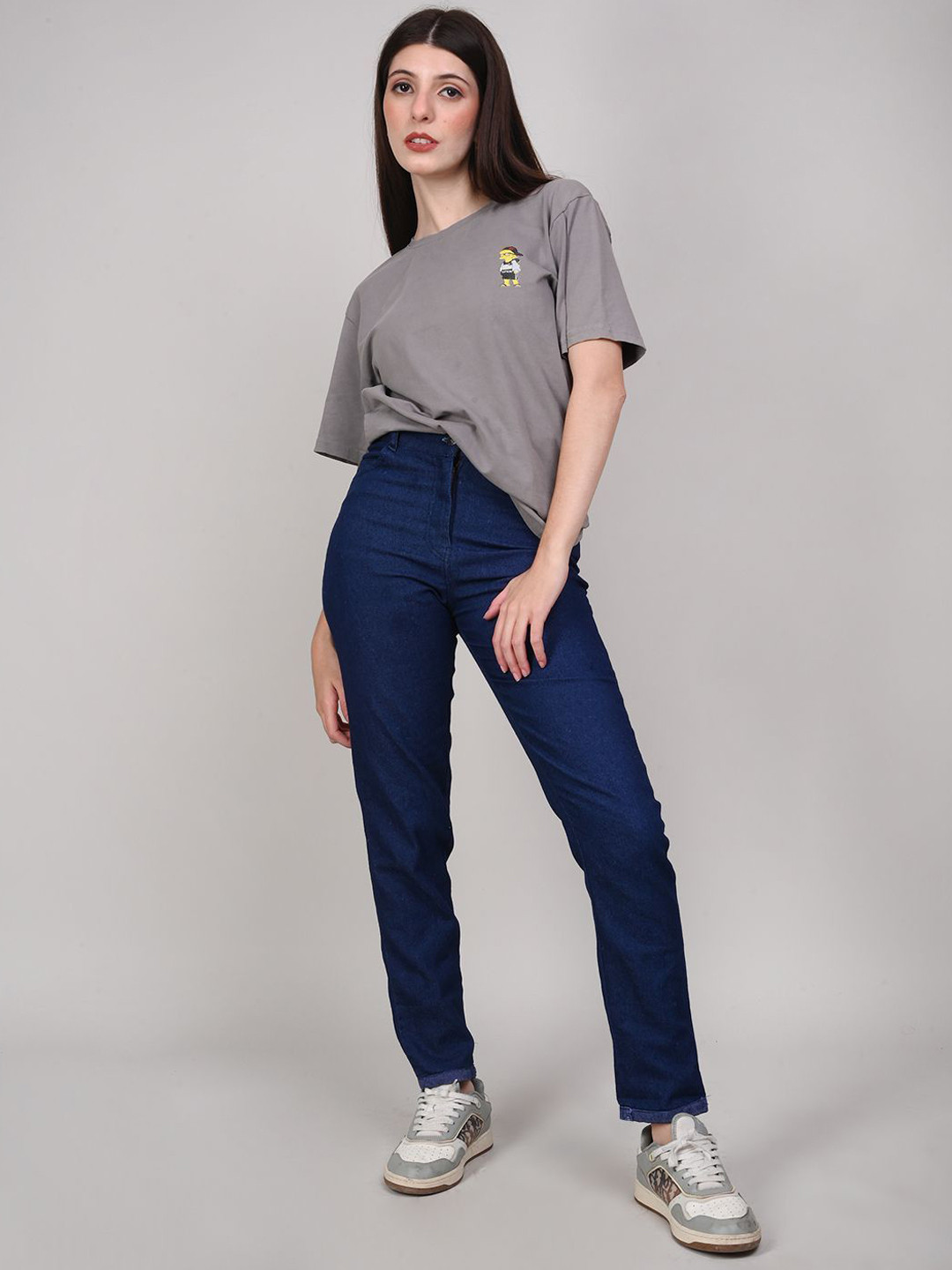 COUTUME COLLECTIONS Women's Slim Fit Mid-Rise Jeans