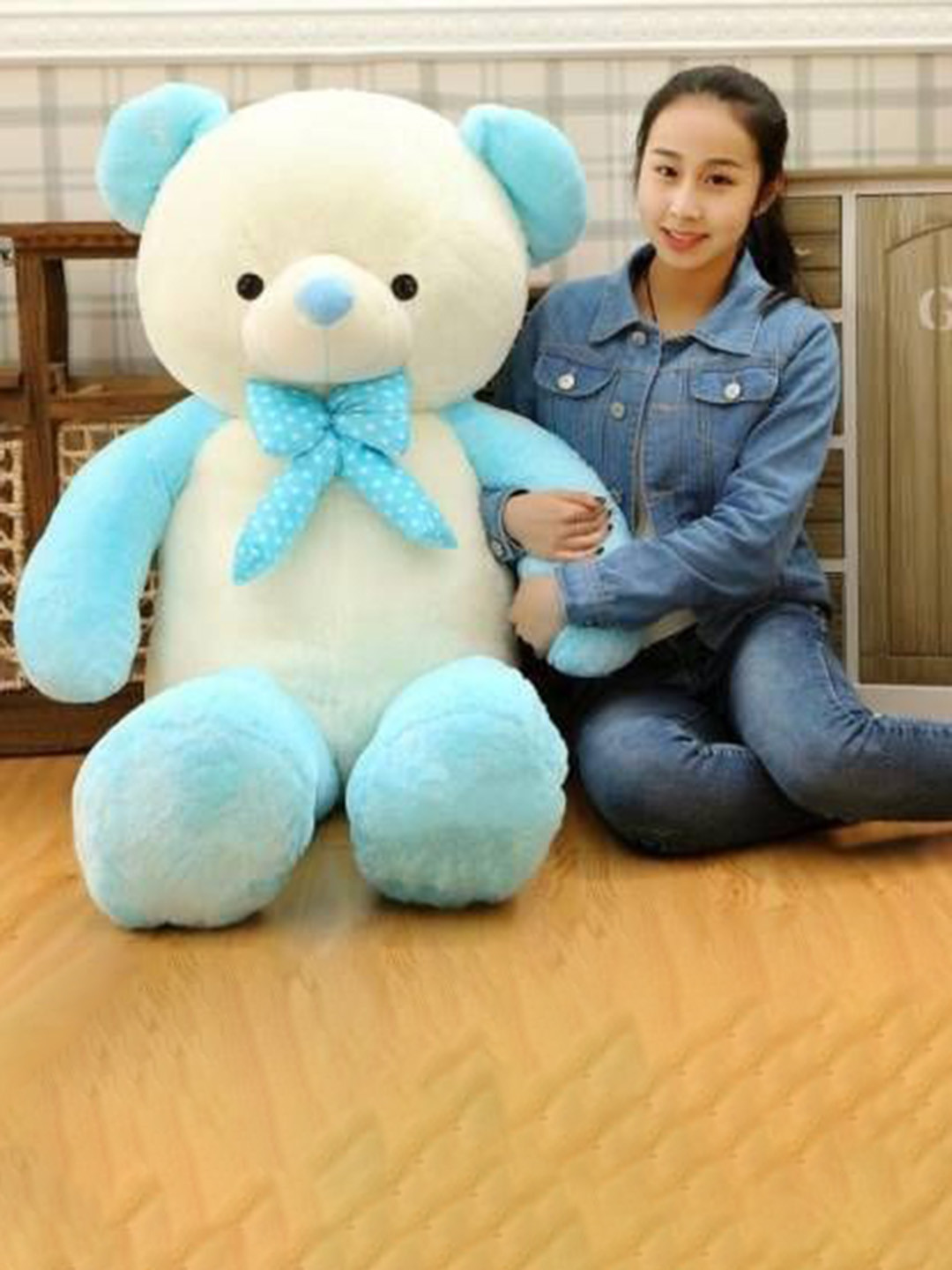 VEERA SOFT TOYS Cotton 3 Feet Panda