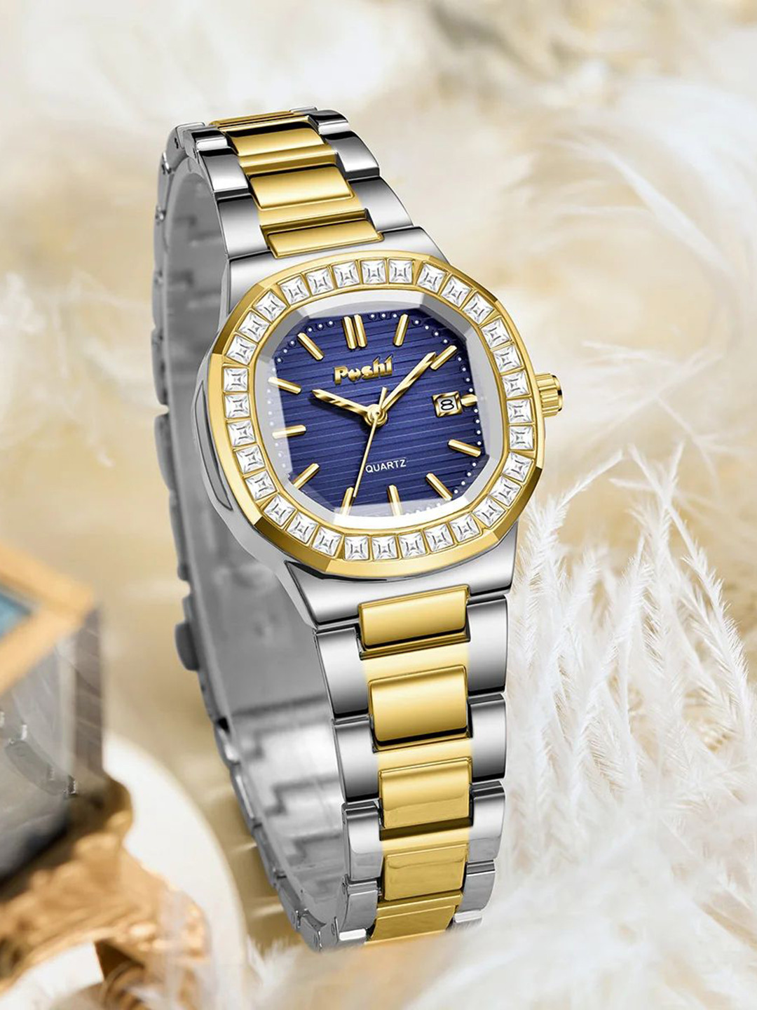 Poshi Women Diamond Dial  Analogue Watch POSW16-938101469214-BLUE