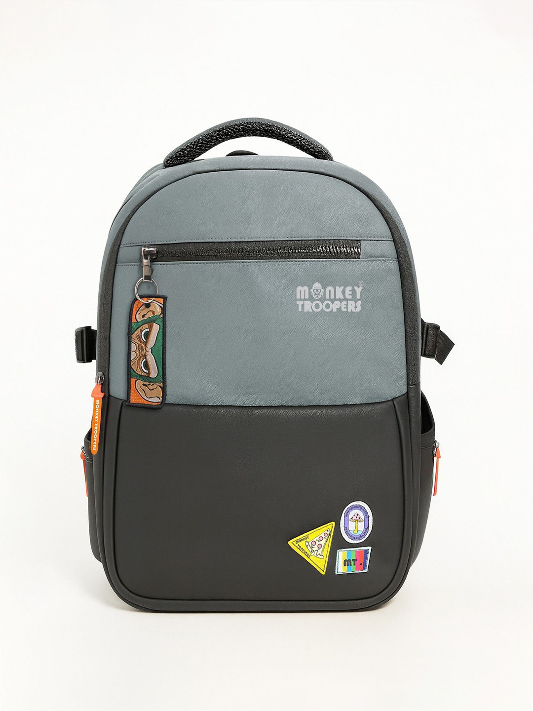 MONKEY TROOPERS Unisex Colourblocked Ergonomic Backpack