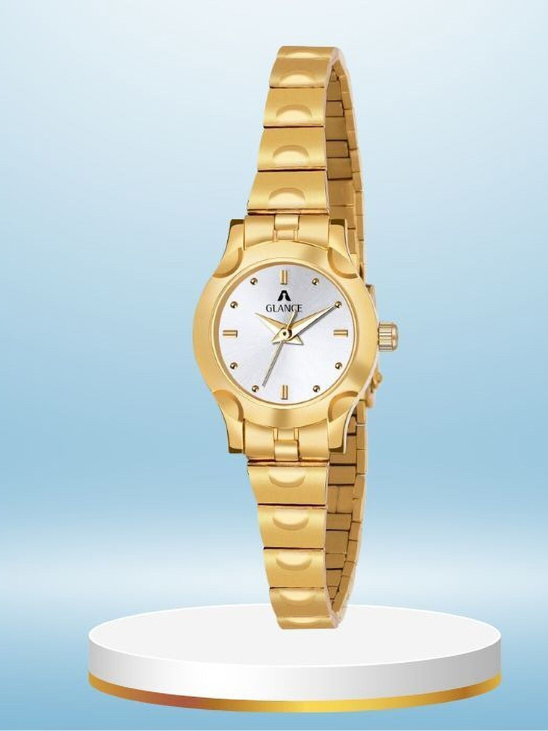 Aglance Women Round Dial & Bracelet Style Straps Analogue Watch AG_L__35New1005_8019YM03