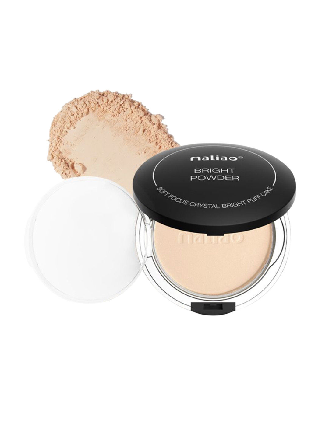 Maliao Soft Focus Crystal Bright Compact Powder - 12 g - Soft Ivory 02