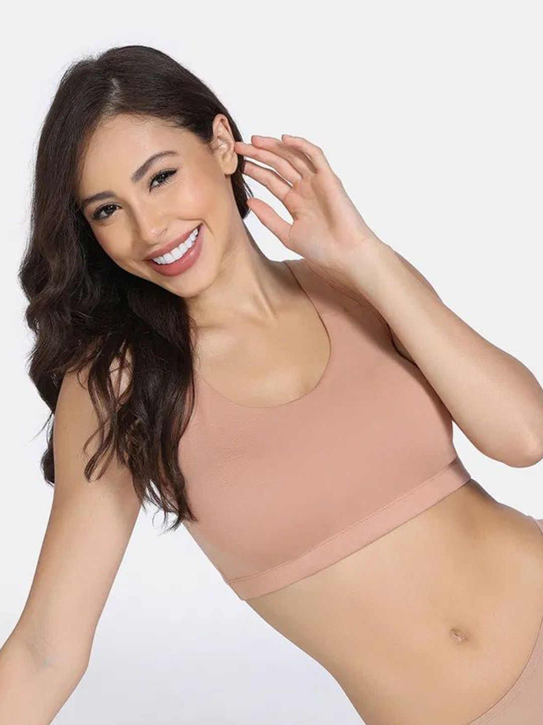 Zivame Women Full Coverage Seamless Sports Bra