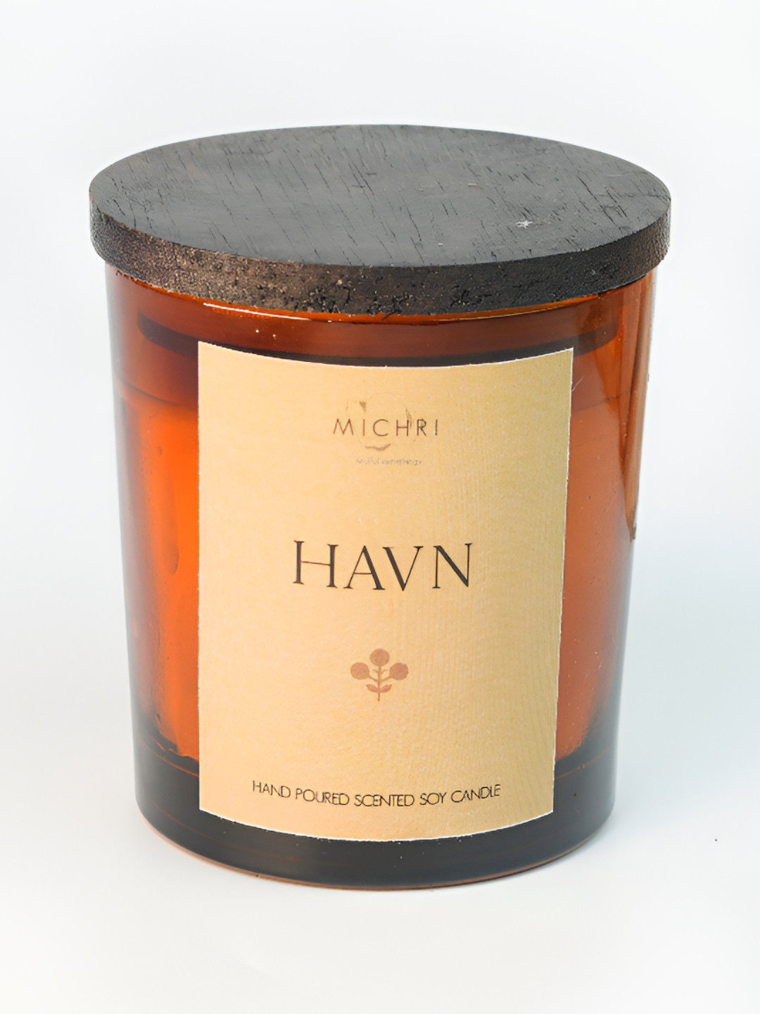 Michri Brown Havn Scented Soy Jar Candle