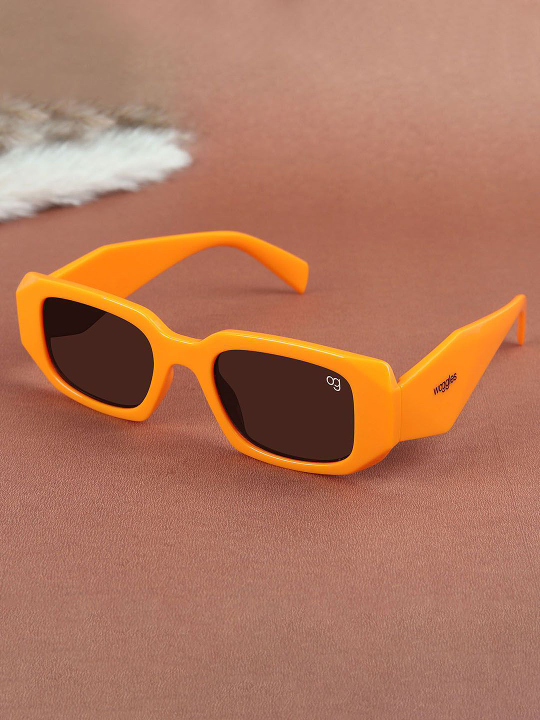 Woggles Kids Polarised and UV Protected Rectangle Sunglasses WOKD-PR-3522C2