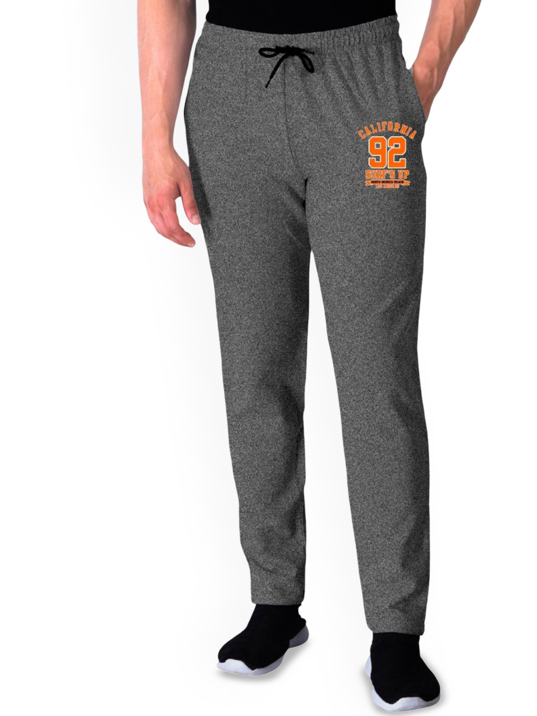 KART BLACK Men Casual Fit Mid Rise Comfortable Cotton Track Pants