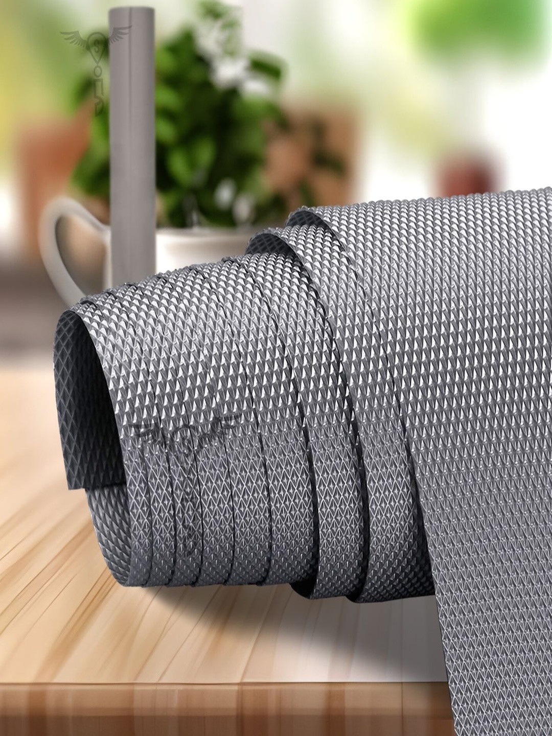 Sittella Grey Textured Waterproof & Washable Anti Skid BPA Free Cabinet Liners