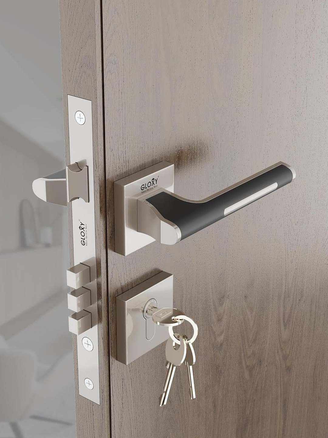 GLOXY Grey Main Door Lock