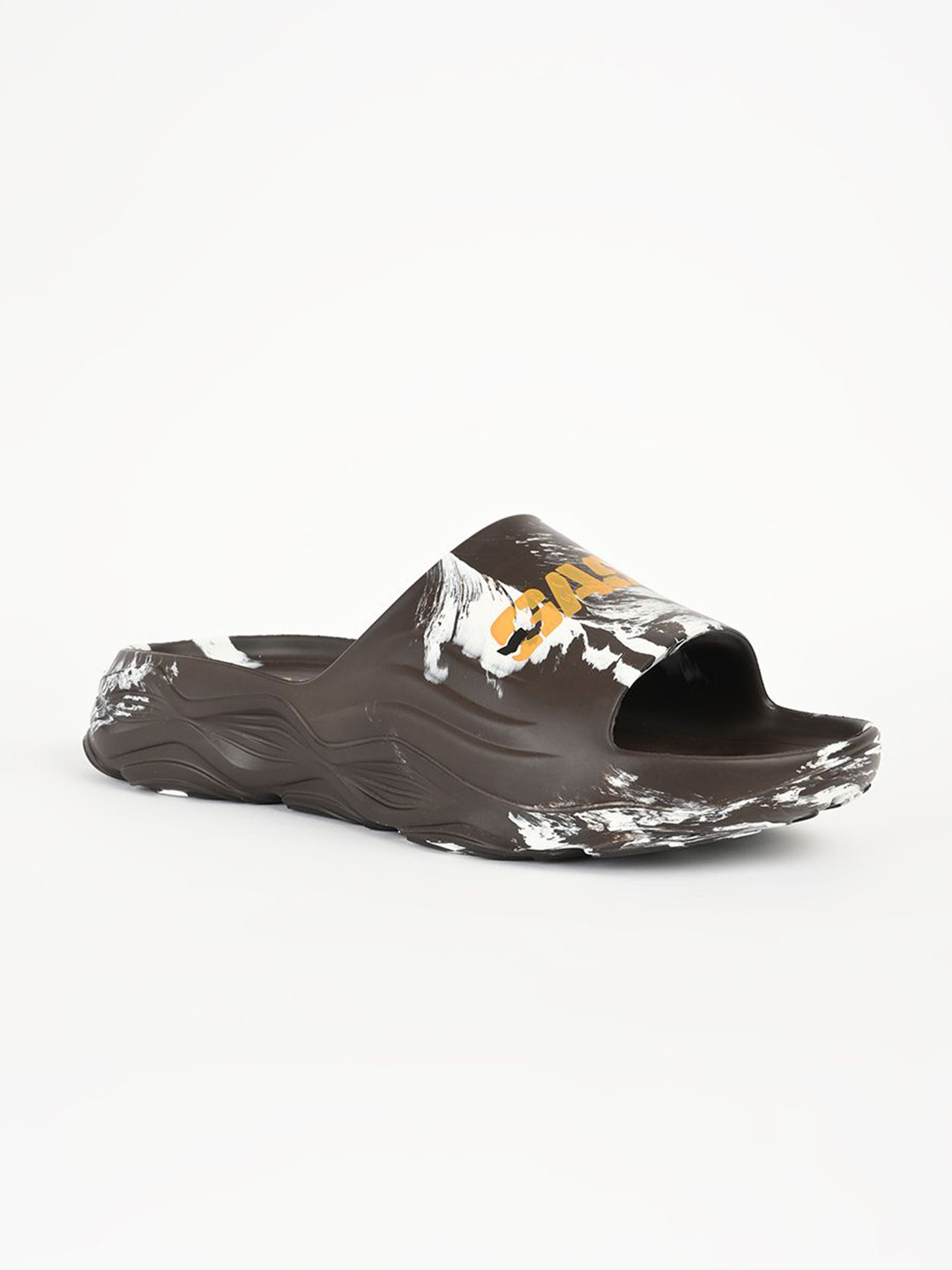 GAS Men Printed Sliders Flip Flops