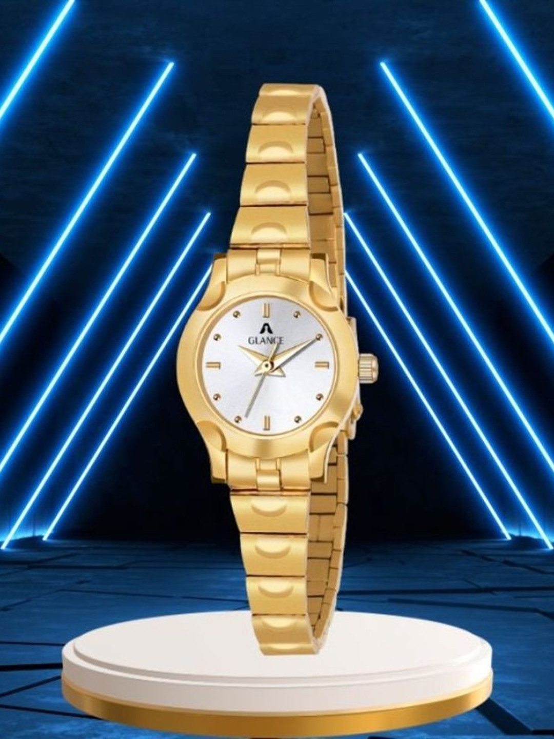 Aglance Women Dial & Bracelet Style Straps Analogue Watch New996_8019YM03