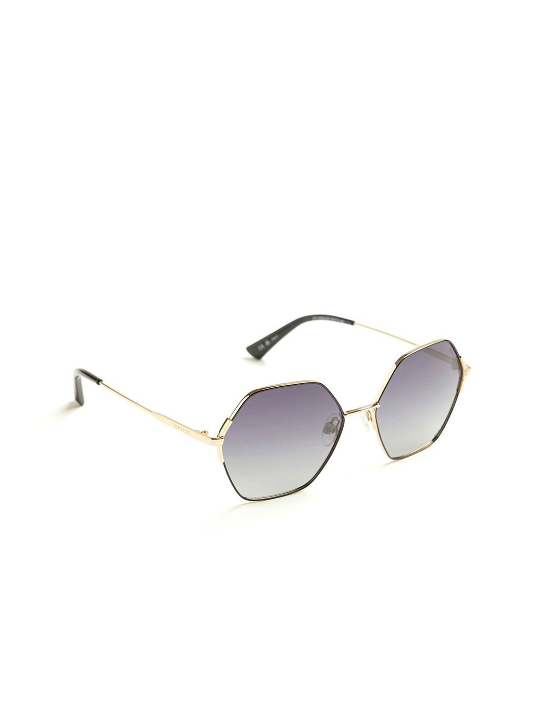 OPIUM Women Aviator Sunglasses with Polarised and UV Protected Lens OP-10304-C02-55