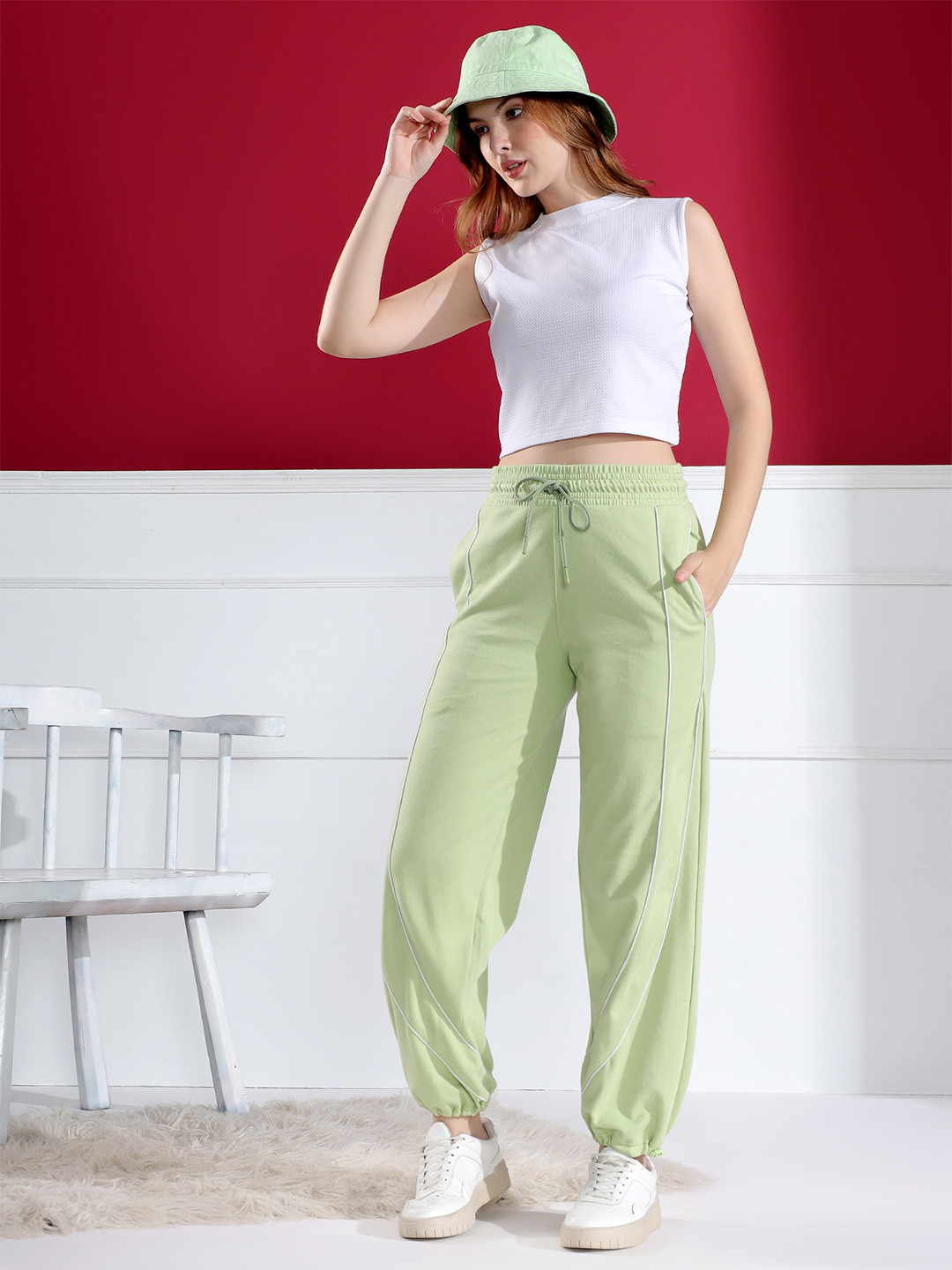 AKTIO Women Wide-leg Loose Parachute