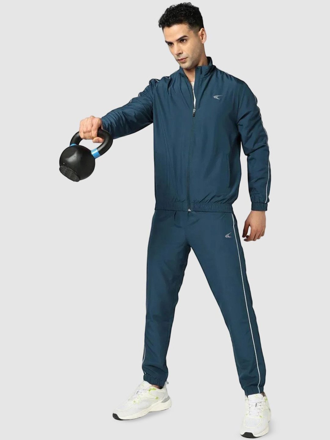 Performax Men Stand Collar Solid Sporty Jacket