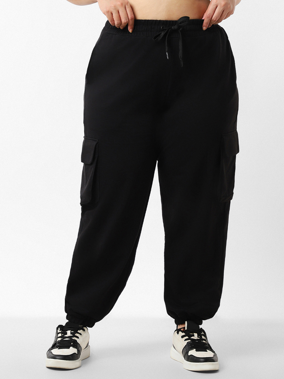 Bewakoof Air 1.0 Women Oversized Plus Size Cargo Joggers