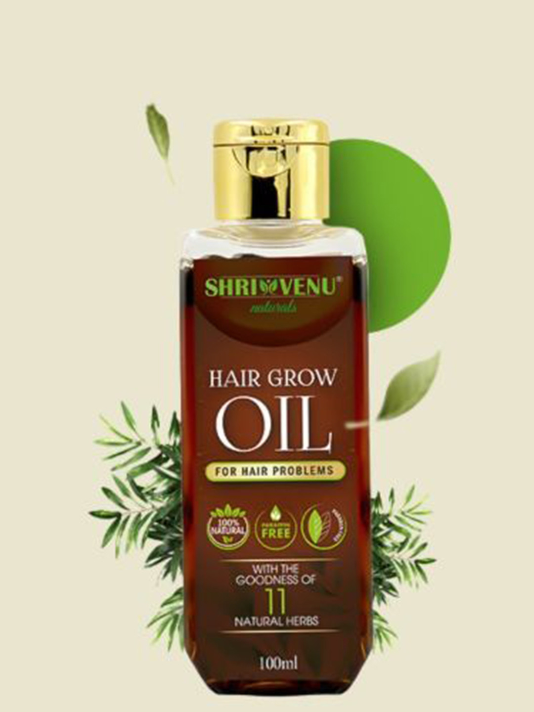 SHRIVENU Ayurvedic Hair Fall Control Oil - 100 ml