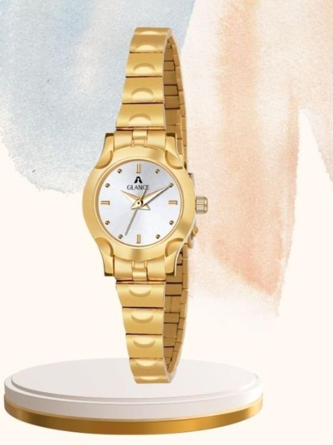 Aglance Unisex Bracelet Style Straps Analogue Watch New1013_8019YM03