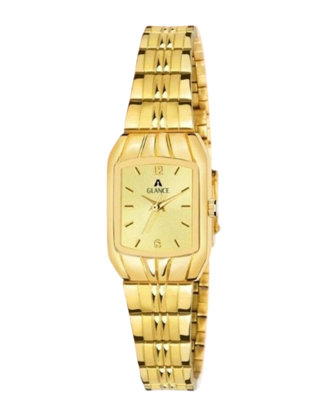 Aglance Unisex Rectangular Dial & Alloy Straps Analogue Watch JK_AGNew454_9151ym01