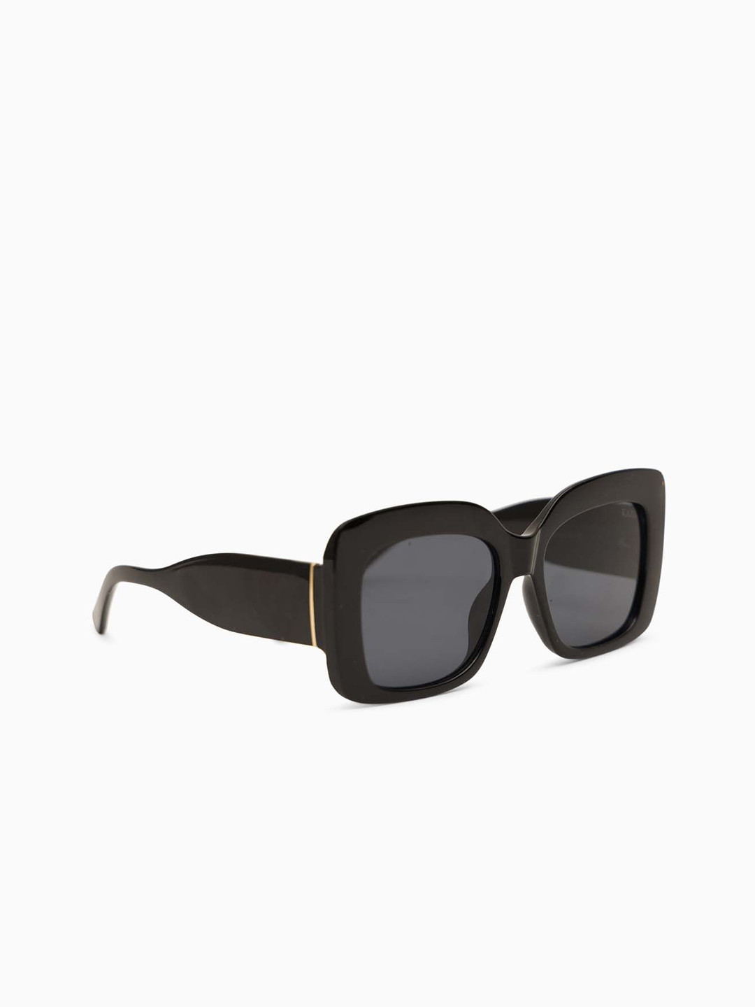Kazo Women Oversized Square Sunglasses With UV Protected Lens DT1005BLACK_D