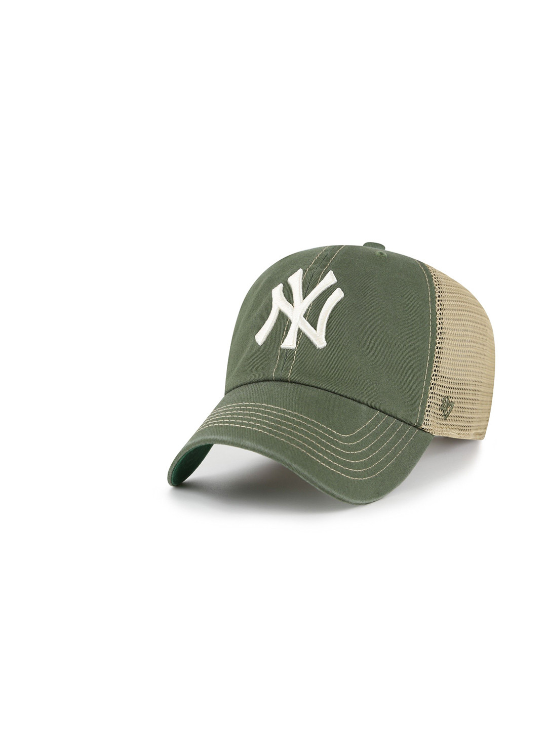 '47 Men New York Yankees Trawler Embroidered Cotton Snapback Cap