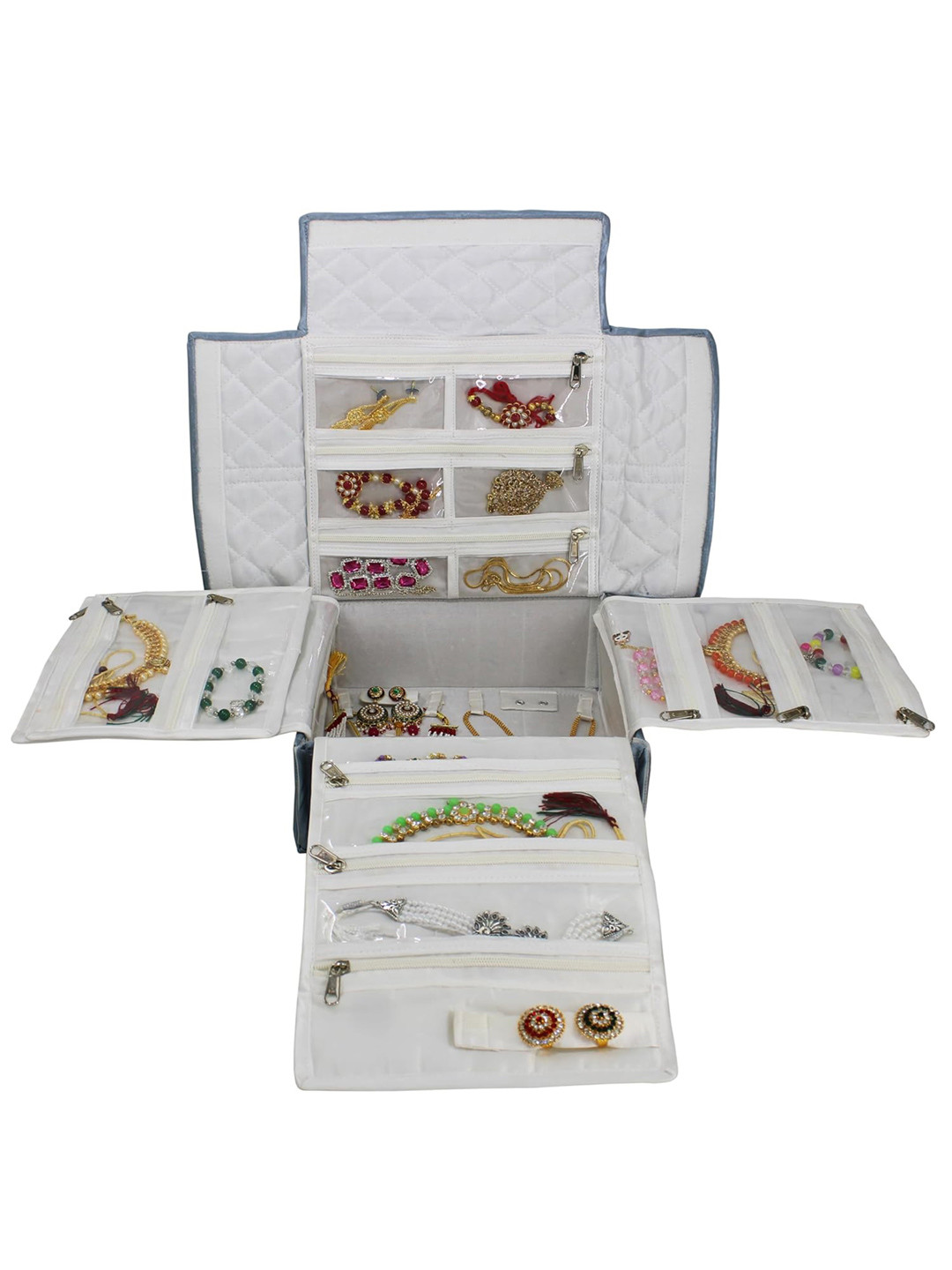 atorakushon Grey Solid Jewellery Organizer