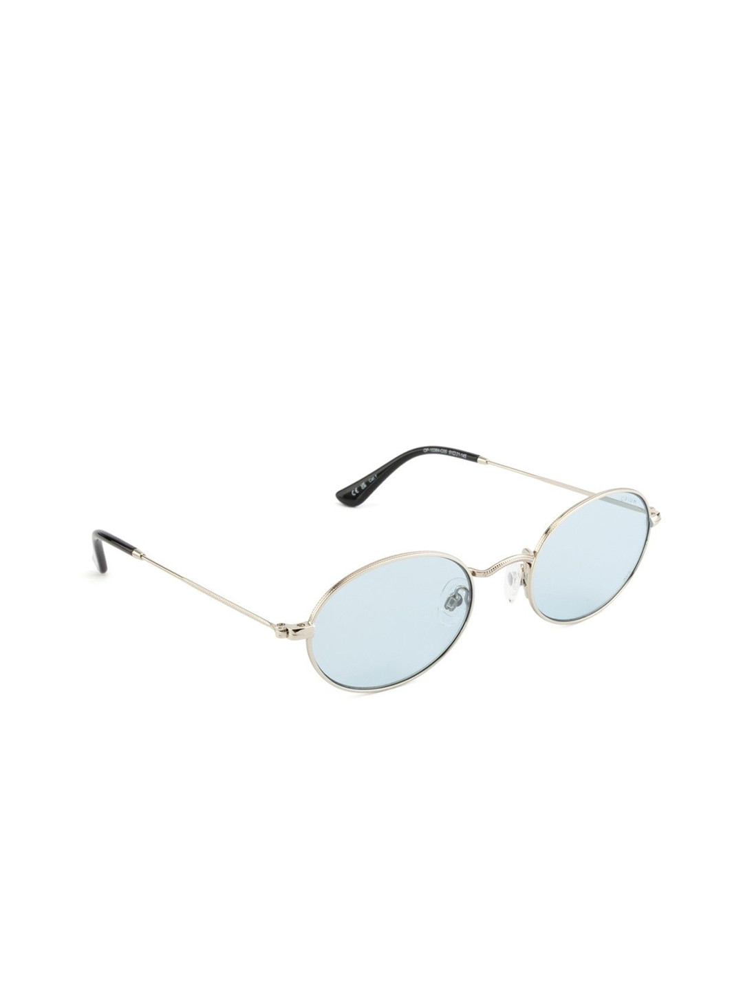 OPIUM Unisex Oval Blue Uv Protection Sunglass OP-10384-C05-51