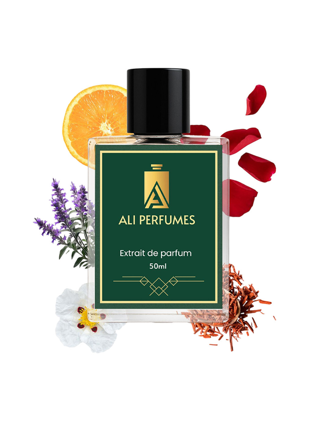 Ali Perfumes Black Oud Long Lasting Extrait De Parfum - 50 ml