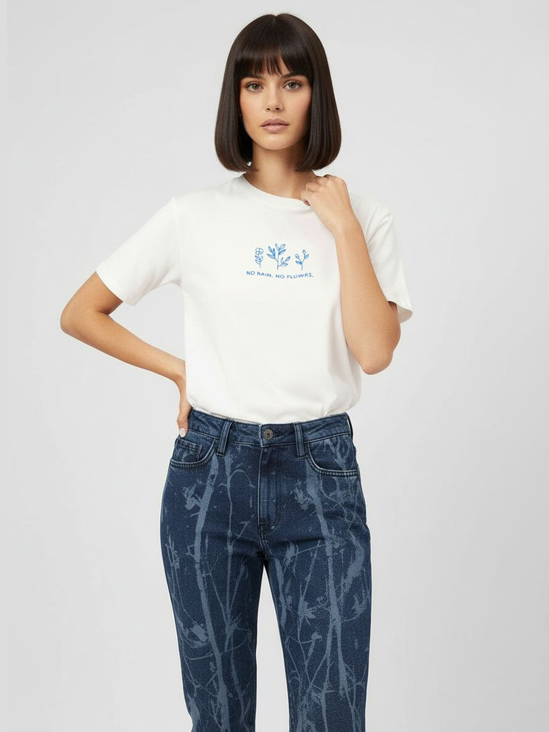 DressBerry Basics Core Printed T-shirt