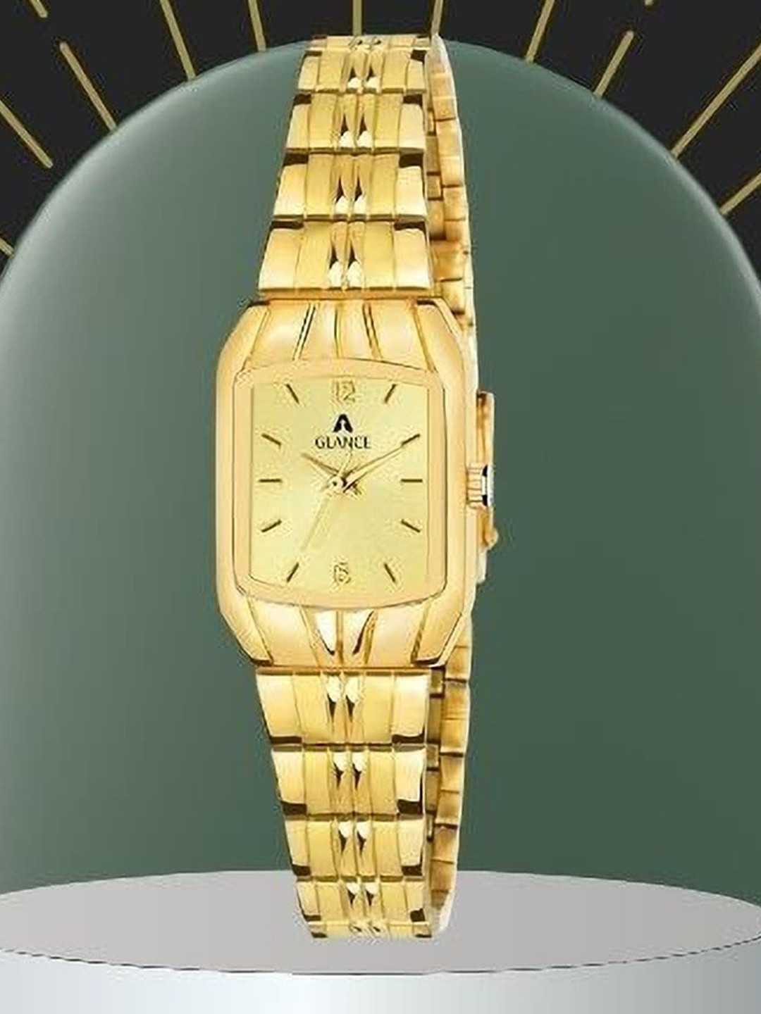 Aglance Unisex Dial & Bracelet Style Straps Analogue Watch JK_MK_294New502_9151ym01