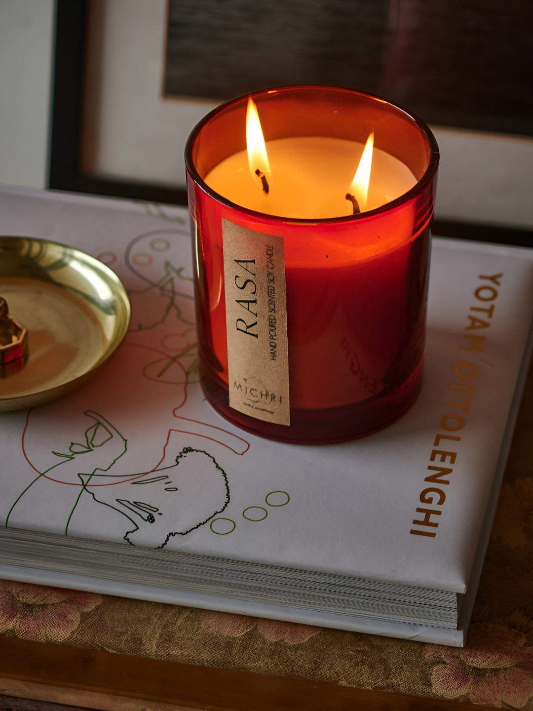 Michri Brown Rasa Scented Soy Jar Candle