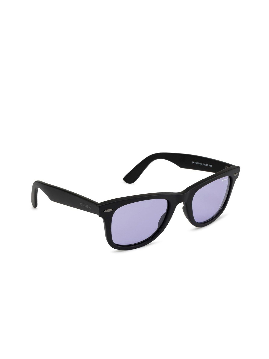 OPIUM Unisex Wayfarer Sunglasses with UV Protected Lens OP-10377-C06-51-