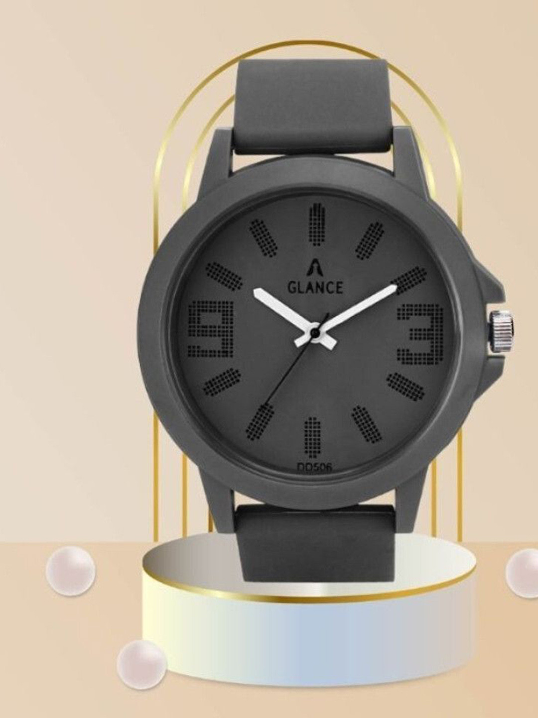 Aglance Unisex Dial & Straps Analogue Watch JK_88257-Tees Analog