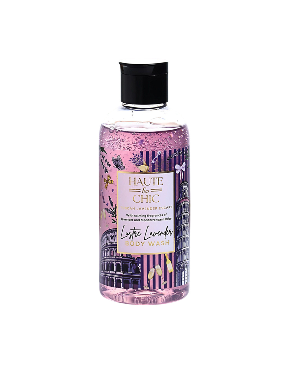 HAUTE & CHIC Lustre Lavender Body Wash For Calming & Refreshing Cleanse - 300 ml