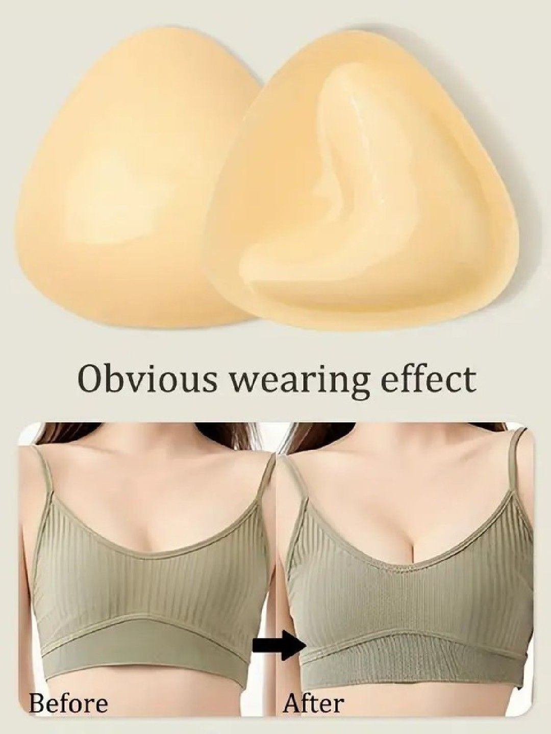 TOMKOT Double Sided Sticky Bra Inserts