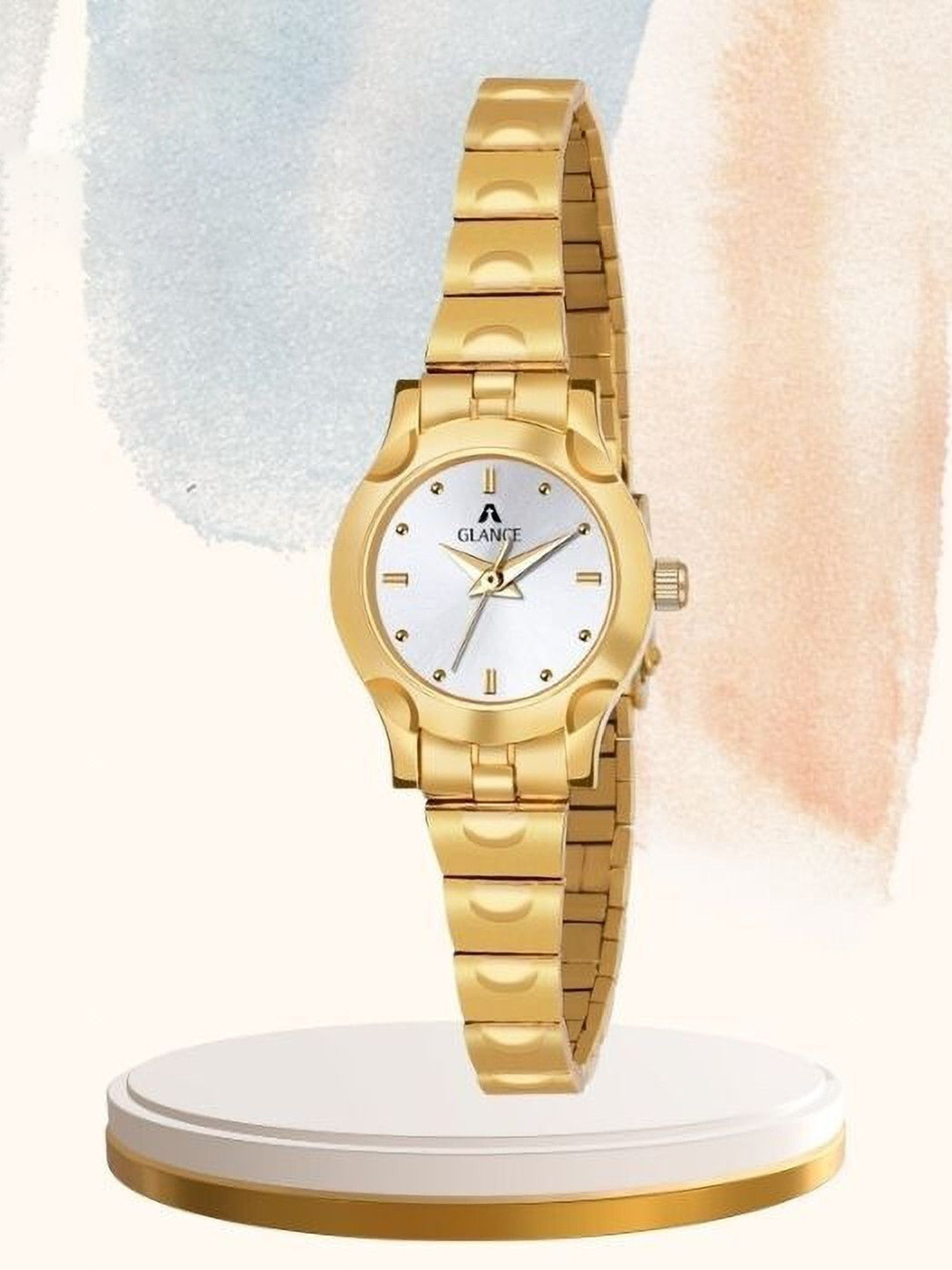 Aglance Women Alloy Dial & Stainless Steel Straps Analogue Watch JK_MK_266New1016_8019YM03