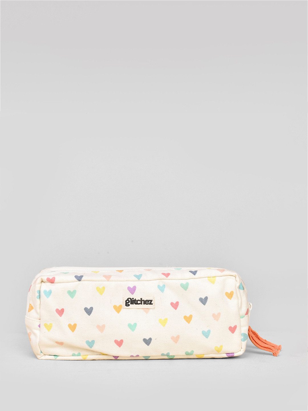 glitchez Women Multiheart Printed Pencil Pouch
