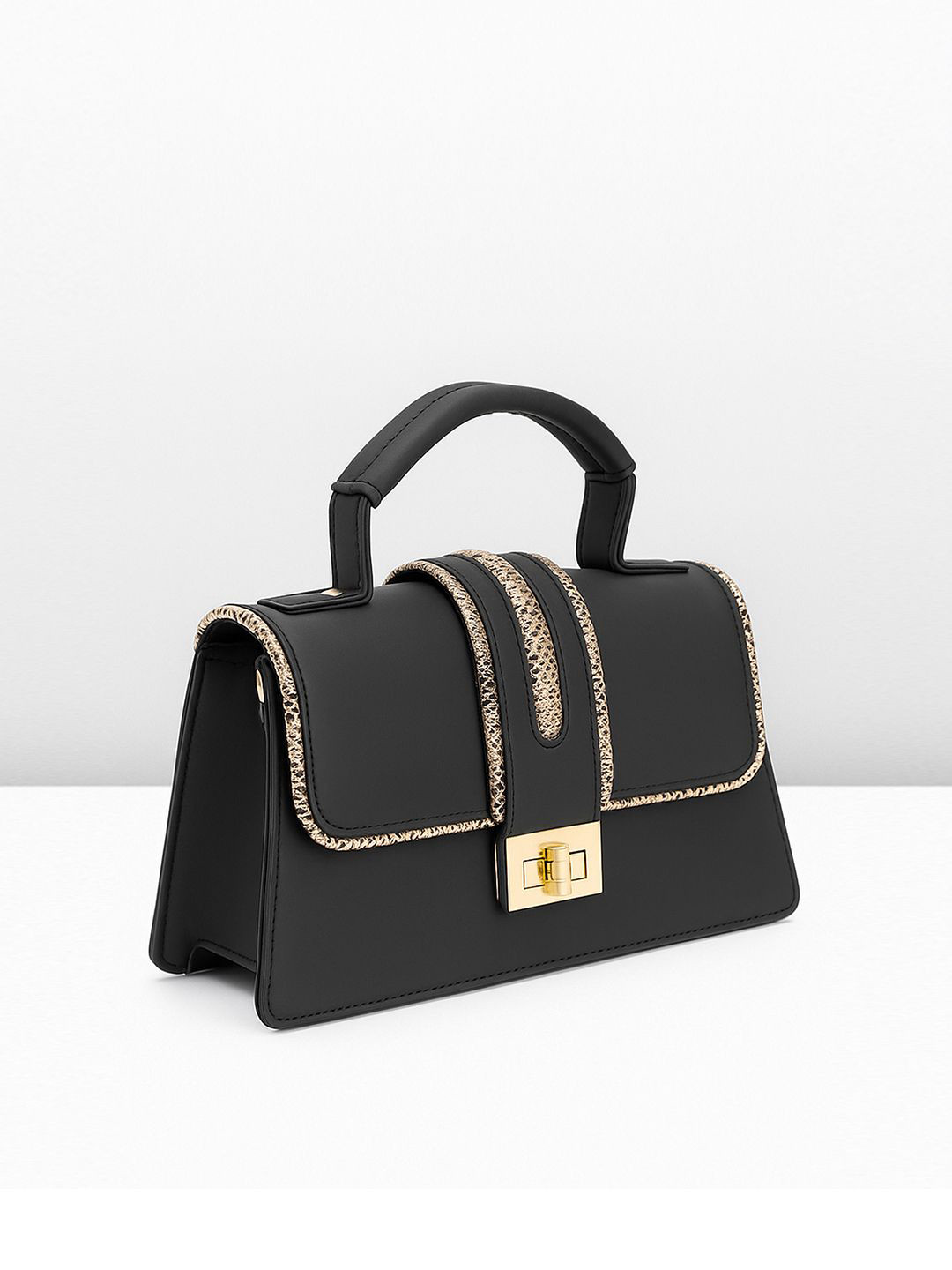 Carlton London Structured Handheld Bag