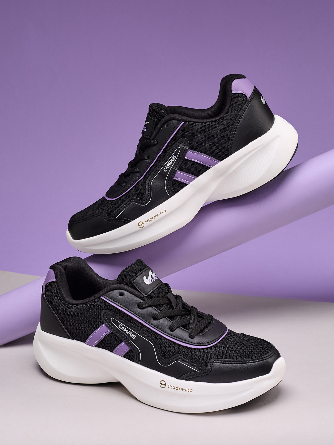 Campus HALL Women Lace-Up Sneakers
