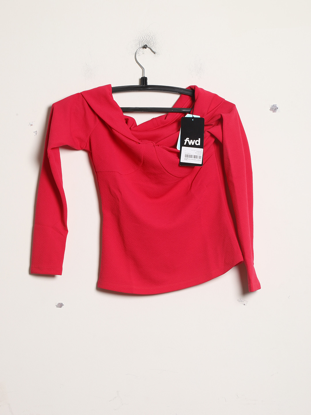 DressBerry Off-Shoulder Textured Top