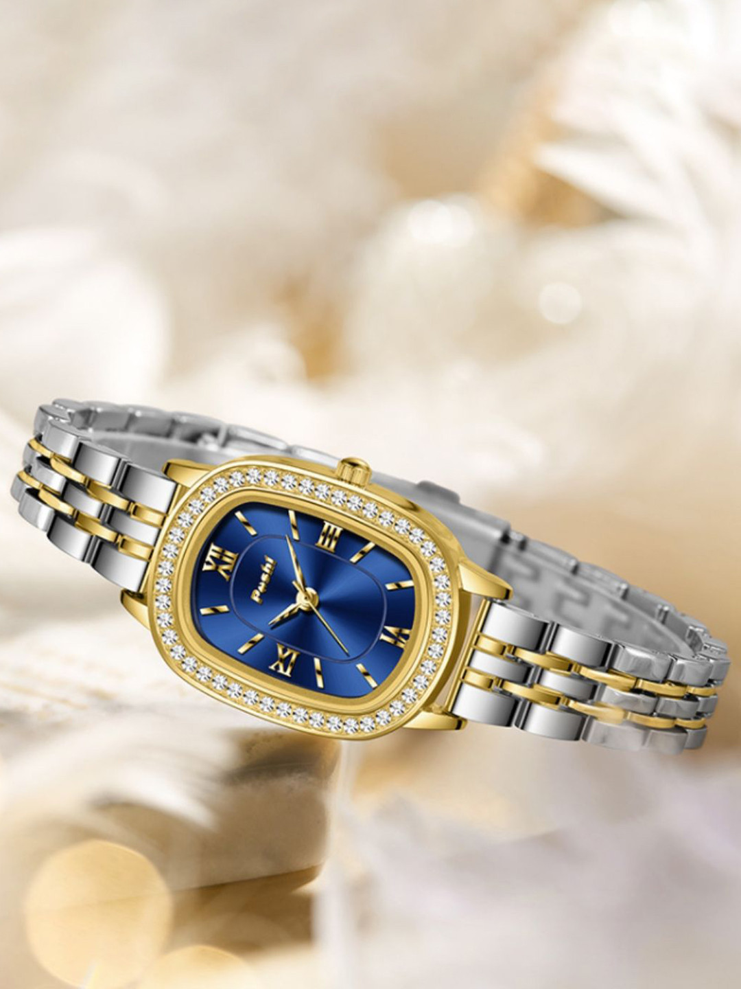 Poshi Women Oval Dial Analogue Watch POSW10-951311572915-BLUE