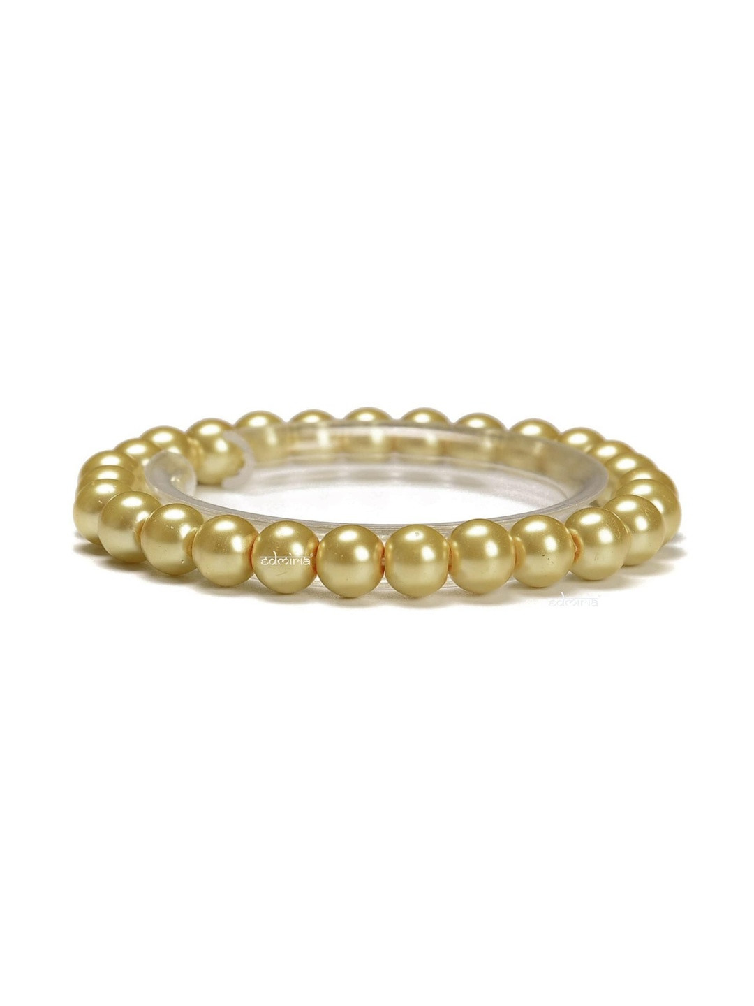 EDMIRIA Gold Artificial Beads Bracelet
