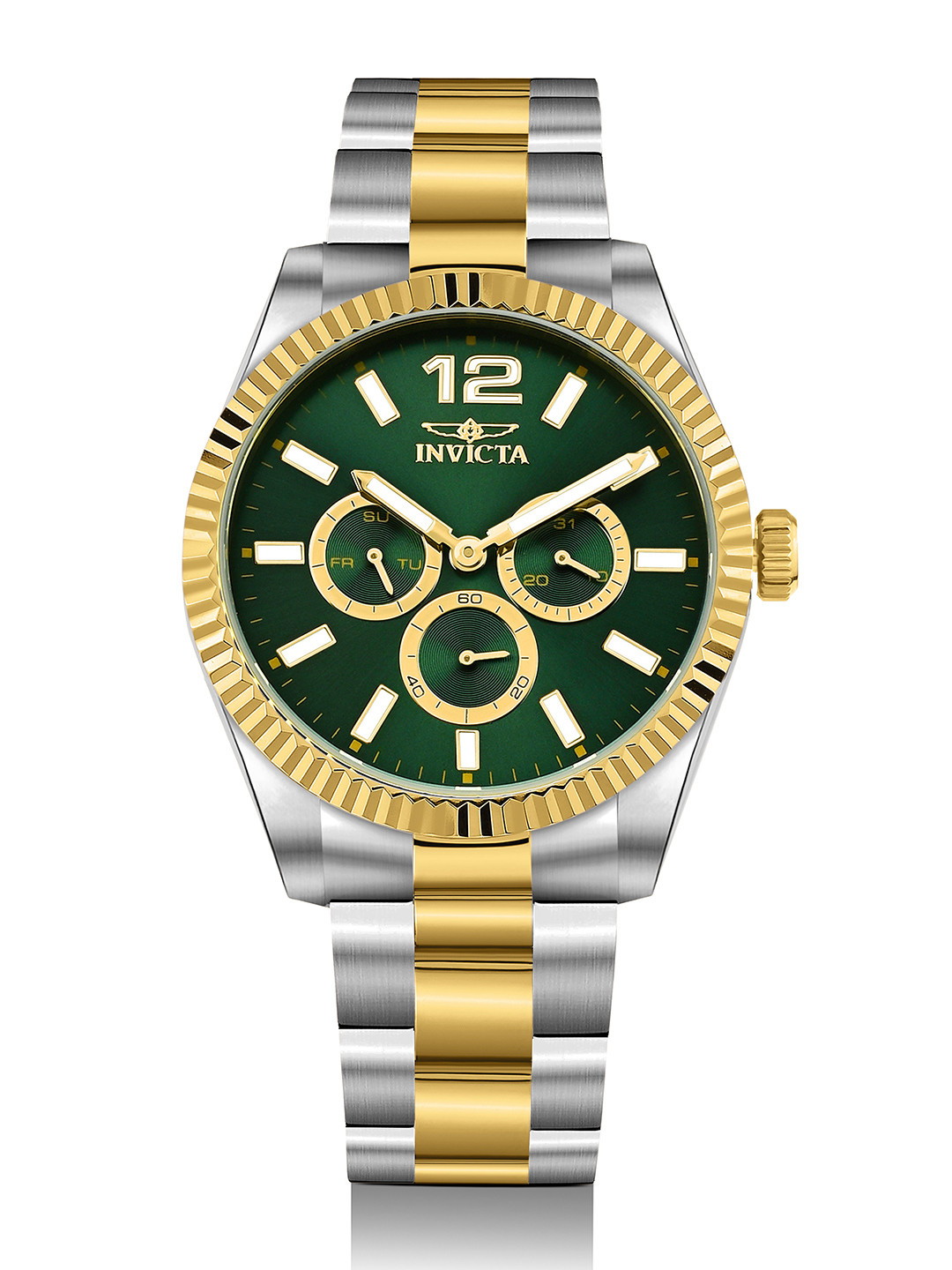 Invicta Men Dial & Stainless Steel Bracelet Style Straps Analogue Watch 49517