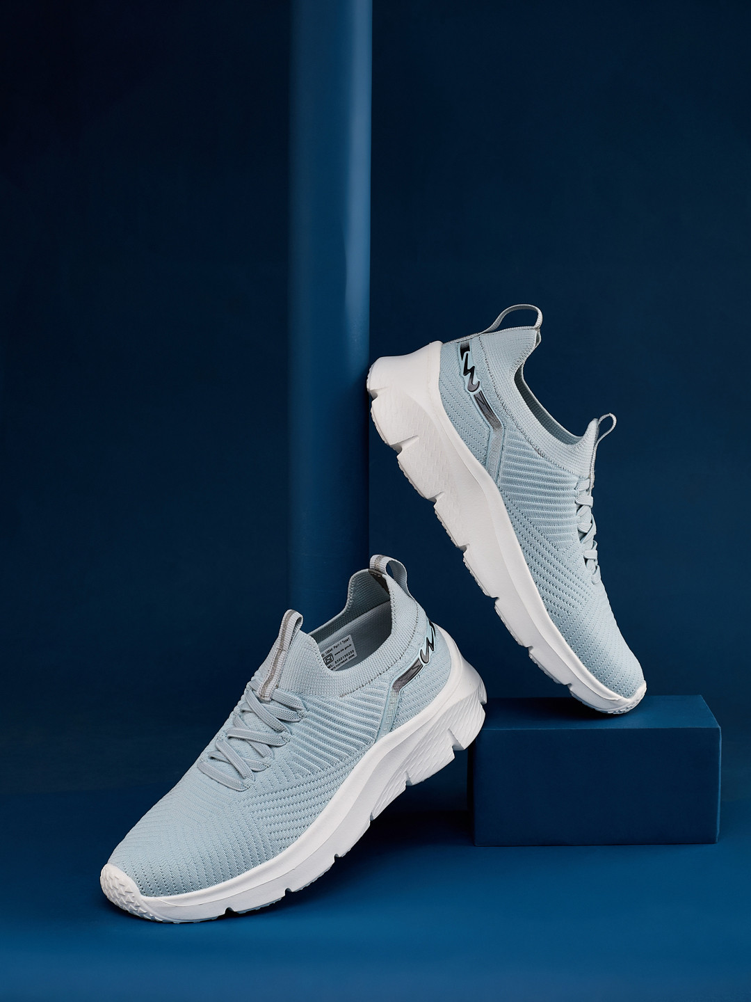 Campus Women LUMI Textured Slip-On Sneakers