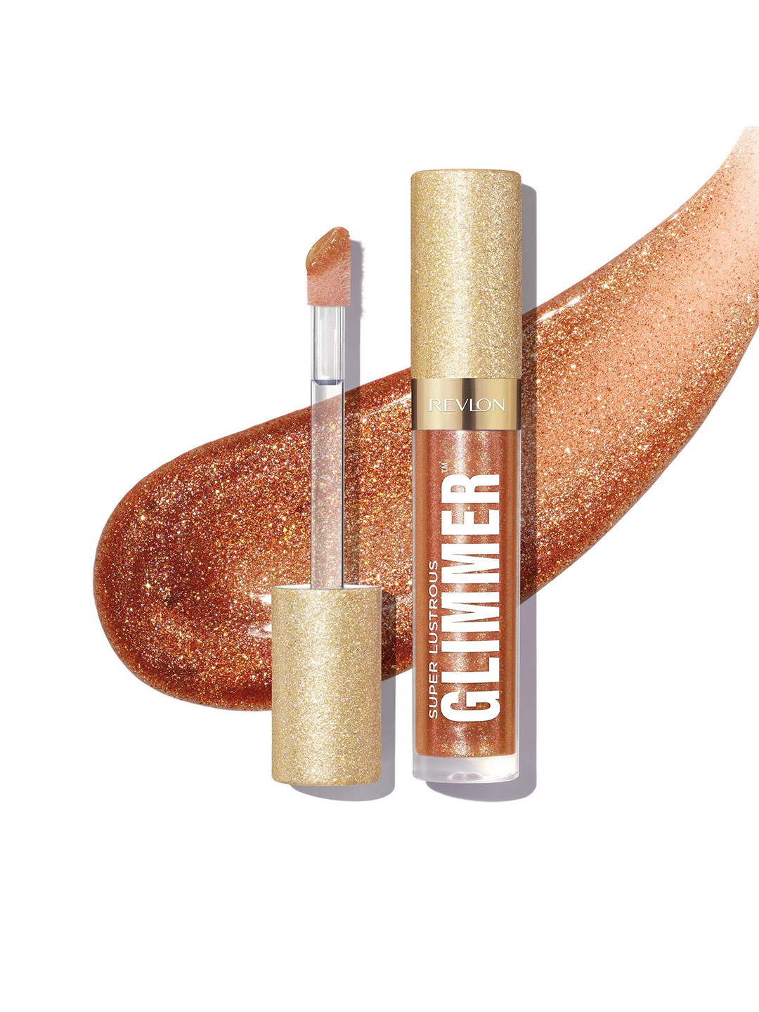 Revlon Super Lustrous Glimmer Lip Gloss- 3.8 ml- Bronze Spark 006