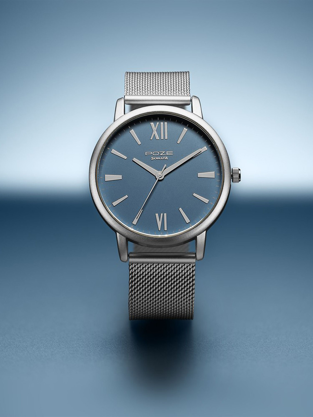 Sonata Poze Men Dial & Bracelet Style Straps Analogue Watch SP70039SM01